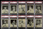 1939 Play Ball Set Run 79 of 161 Cards All PSA Graded Includes Ted Williams Rookie Joe DiMaggio 