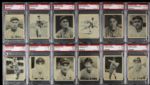 1939 Play Ball Set Run 79 of 161 Cards All PSA Graded Includes Ted Williams Rookie Joe DiMaggio 