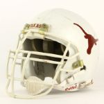 1980s circa Texas Longhorns #60 Game Worn Football Helmet (MEARS LOA)