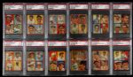 1935 Goudey 4-in-1 Near Set (30 of 36) All PSA Graded Babe Ruths Last Card Ott Greenberg Foxx Terry