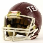 1981-85 Temple Owls Practice Worn Football Helmet (MEARS LOA)