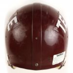 1981-85 Temple Owls Practice Worn Football Helmet (MEARS LOA)