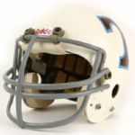 1980s circa Tufts University Jumbos Game Worn Football Helmet (MEARS LOA)