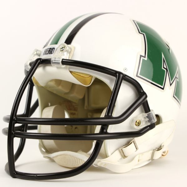 1993-96 circa Marshall Thundering Herd Game Worn Football Helmet (MEARS LOA)