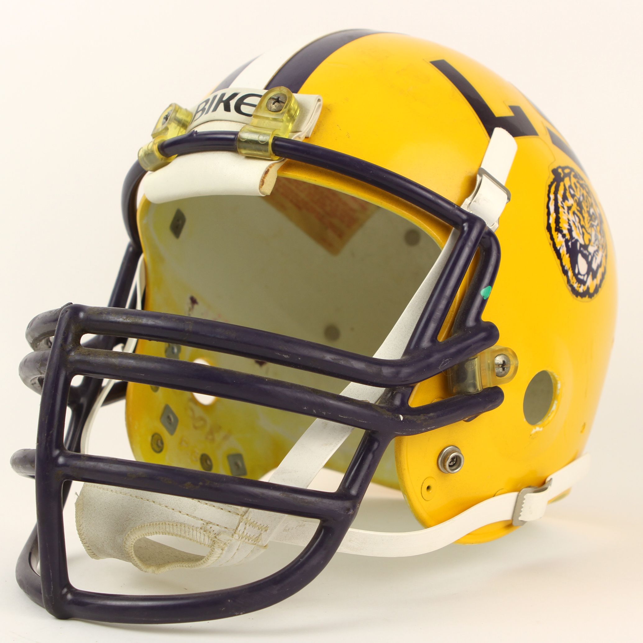 lsu game worn helmet