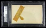 1925-65 Gene Brito Washington Redskins Signed Index Card (PSA/DNA)