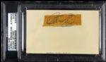 1907-79 Carroll Rosenbloom Baltimore Colts Los Angeles Rams Signed Index Card (PSA/DNA)