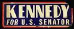 1952 John F. Kennedy For U.S. Senator Bumper Sticker