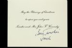 1953-60 John F. Kennedy Senator Christmas Card 
