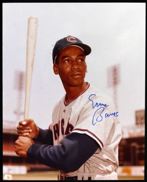 1953-71 Ernie Banks Chicago Cubs Signed 8" x 10" Photo (JSA) 