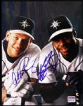 1994-99 Ken Griffey Jr. Alex Rodriguez Seattle Mariners Signed 8" x 10" photo (PSA/DNA)