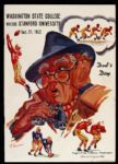 1952 Washington State vs. Stanford Football Program w/ 10 signatures Romney Grove (MEARS LOA)
