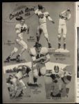 1952 Washington State vs. Stanford Football Program w/ 10 signatures Romney Grove (MEARS LOA)