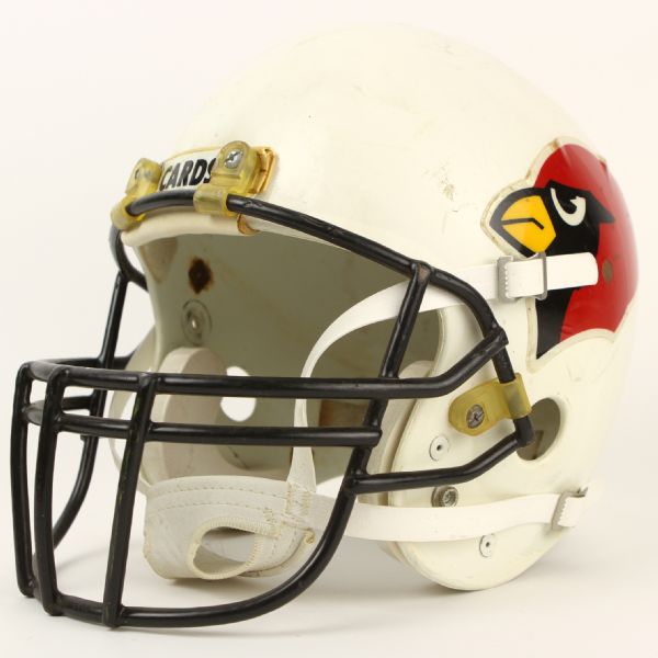 1987 Ball State Cardinals #2 Game Worn Football Helmet (MEARS LOA)