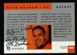 1946-55 Otto Graham Cleveland Browns Signed Photo Football Card - Lot of Two (JSA)