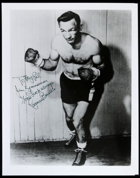 1927-2012 Joe Frazier Carmen Basillo Joe Frazier Laila Ali Signed Index Cards Business Card Photo - Lot of Nine (JSA)