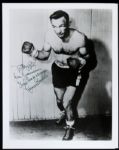 1927-2012 Joe Frazier Carmen Basillo Joe Frazier Laila Ali Signed Index Cards Business Card Photo - Lot of Nine (JSA)