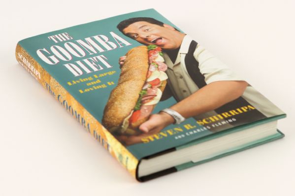 2006 Steven Schirripa The Sopranos Signed The Goomba Diet Hardcover Book (JSA)