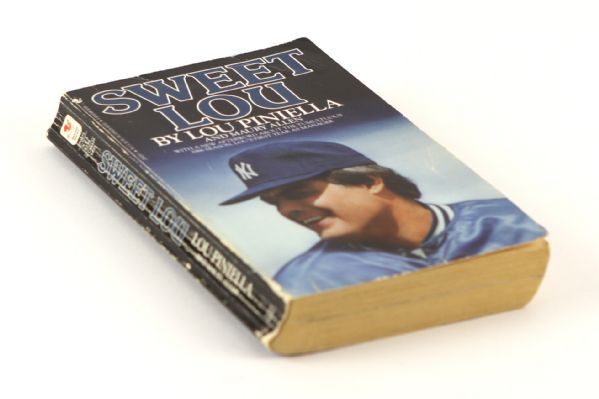 1986 Lou Piniella New York Yankees Signed Sweet Lou Paperback Book (JSA)