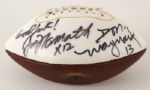 2000s Joe Namath Don Maynard New York Jets Signed Mini Football (JSA)
