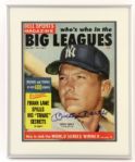 1980s Mickey Mantle New York Yankees Signed 11" x 13" Framed Magazine (JSA)