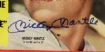 1980's Mickey Mantle New York Yankees Signed 11 x 13 Framed Magazine (JSA)