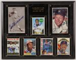 1989 500 Home Run Club Multi Signed 12" x 15" Display w/ Williams, Mays, Mantle, Aaron & Robinson (JSA)