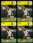 1977 Rod Laver Signed Tennis Cards - Lot of Four (JSA)