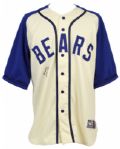 2010 Rick Peterson Milwaukee Bears Negro League Tribute Signed Game Worn Uniform (MEARS LOA/MLB Hologram)