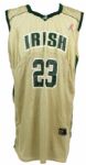 2002 LeBron James Akron St. Vincent/St. Mary Fighting Irish Game Worn High School Uniform (MEARS LOA)