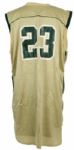 2002 LeBron James Akron St. Vincent/St. Mary Fighting Irish Game Worn High School Uniform (MEARS LOA)