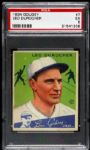 1934 Goudey Leo Durocher #7 Brooklyn Dodgers St. Louis Cardinals (PSA VG 5)