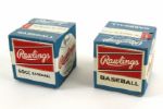1960s Rawlings Official 60CC & 80CC Baseball - Lot of 2 Sealed in Original Boxes