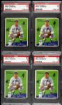 1934 Goudey Ernie Lombardi Cincinnati Reds #35 (PSA EX 5) Graded Cards - Lot of 4 (HOF)