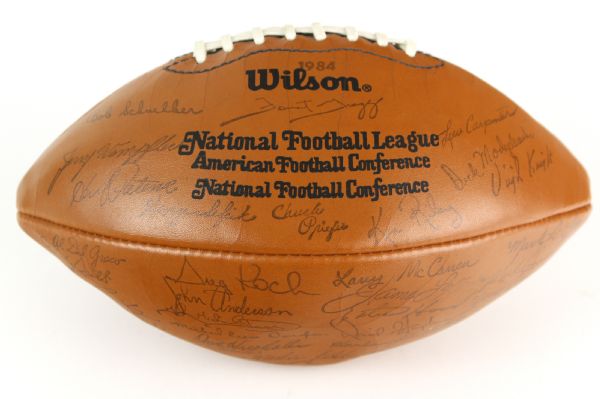 1984 Green Bay Packers Facsimile Signed Wilson Football