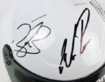 2000's NASCAR Memorabilia Collection - Lot of 2 w/ Multi-Signed Mini Helmet & Nascar Family Album Book