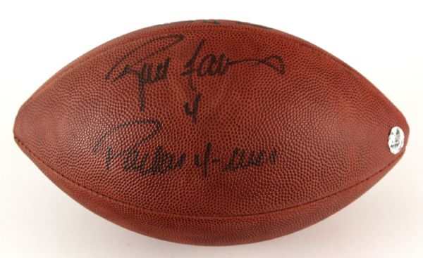 1992-2007 Brett Favre Green Bay Packers Signed "Packers 4 Ever" Official NFL Tagliabue Football (JSA)