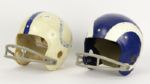 1965-72 Los Angeles Rams Baltimore Colts Rawlings Youth Football Helmet - Lot of 2