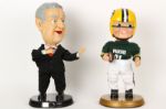 1983-2003 Sports & Comedy Figure Collection - Lot of 3 w/ Plush Kareem Adbul Jabear and Animatronic Rodney Dangerfield & Green Bay Packers