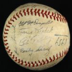 1959 New York Yankees Facsimile Stamped Team Signed Ball