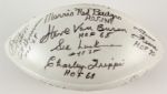 1994 NFL Hall of Fame Multi-Signed 75th Anniversary Football w/ 20 Signatures Including Joe Namath, Sid Luckman & More (JSA)