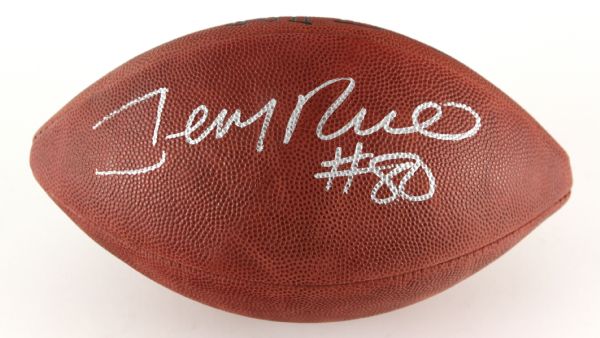2000s Jerry Rice San Francisco 49ers Signed Football (JSA)