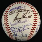 1968 American League All Star Team Multi Signed OAL Cronin Baseball w/ 25 Signatures Including Mickey Mantle, Carl Yastrzemski & More (JSA Full Letter)