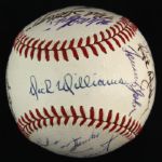 1968 American League All Star Team Multi Signed OAL Cronin Baseball w/ 25 Signatures Including Mickey Mantle, Carl Yastrzemski & More (JSA Full Letter)