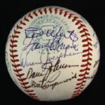 1968 American League All Star Team Multi Signed OAL Cronin Baseball w/ 25 Signatures Including Mickey Mantle, Carl Yastrzemski & More (JSA Full Letter)