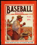 1921 Baseball Magazine July-September Featuring Babe Ruth Ty Cobb - Lot of Three