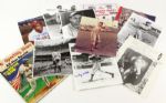 1960s-2000s Baseball & Football Signed Photo & Card Collection - Lot of 70+