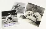 1960's-2000's Baseball & Football Signed Photo & Card Collection - Lot of 70+