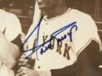 1980's Mickey Mantle Willie Mays New York Yankees/Giants Signed 15 x 18 Framed Photo (JSA)