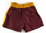1958 Carmen Basilio Williams Maroon & Gold Training Trunks (MEARS LOA/JO Sports LOA) Collection of Ex-Wife